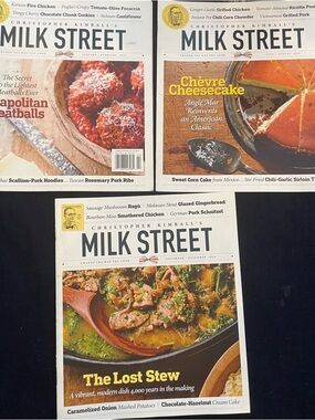 Chris Kimball’s Milk Street magazine, 3 issues from 2020